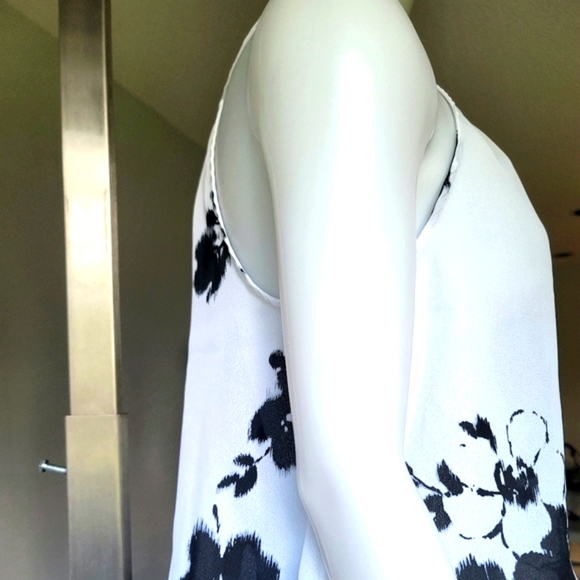 Allison Taylor Sleeveless Floral Blouse Size M - Picture 5 of 7